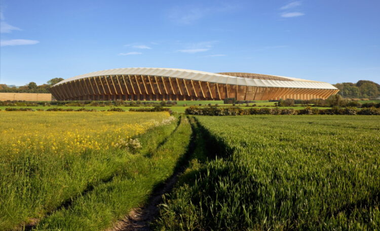 Stadio dei Forest Green Rovers, ZHA (© Zaha Hadid Architects)