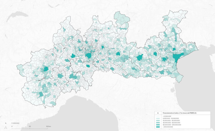 Finanziamento di tutte e 7 le Missioni del PNRR in Piemonte, Lombardia e Veneto
