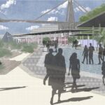 Nuova piazza urbana sul parco del Campasso (Ruijie Yang, Orlando Davide Veloz)