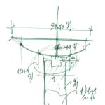 Renzo Piano, nuovo ponte sul Polcevera a Genova: schizzo di studio (© RPBW)