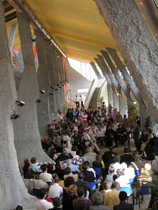 Inaugurazione pubblica del “Giardino degli incontri” nel 2007 (Archivio Fondazione Michelucci)