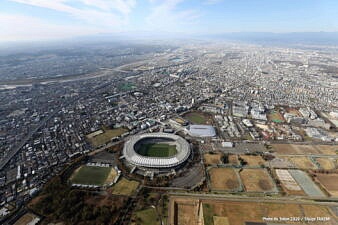 Tokyo 2020, foto aerea