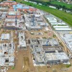Ospedale Cisanello di Pisa, il cantiere, 2023 (foto Nicola Gronchi)