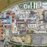Ospedale Cisanello di Pisa, il cantiere, 2023 (foto Nicola Gronchi)