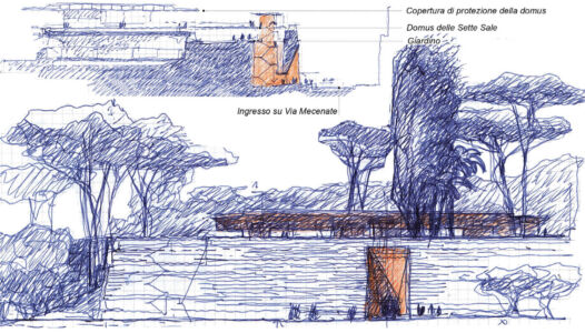 Luigi Franciosini, La Cisterna delle Sette Sale sul Colle Oppio, Roma