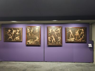 MuMe Messina, allestimento. Studi di nudo, di Mimmo Paladino, recuperati dai depositi e restaurati grazie alla sponsorizzazione del Lions Club